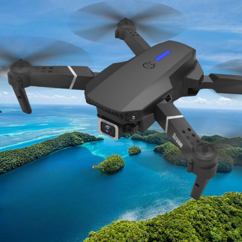 DRONE E88 COM CÂMARA
