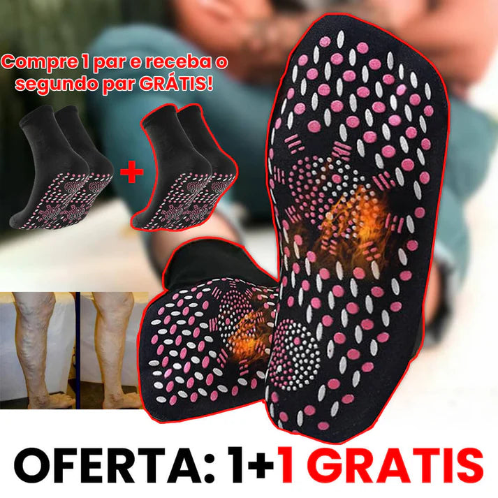 Meias de Acupressão Anti-Varizes