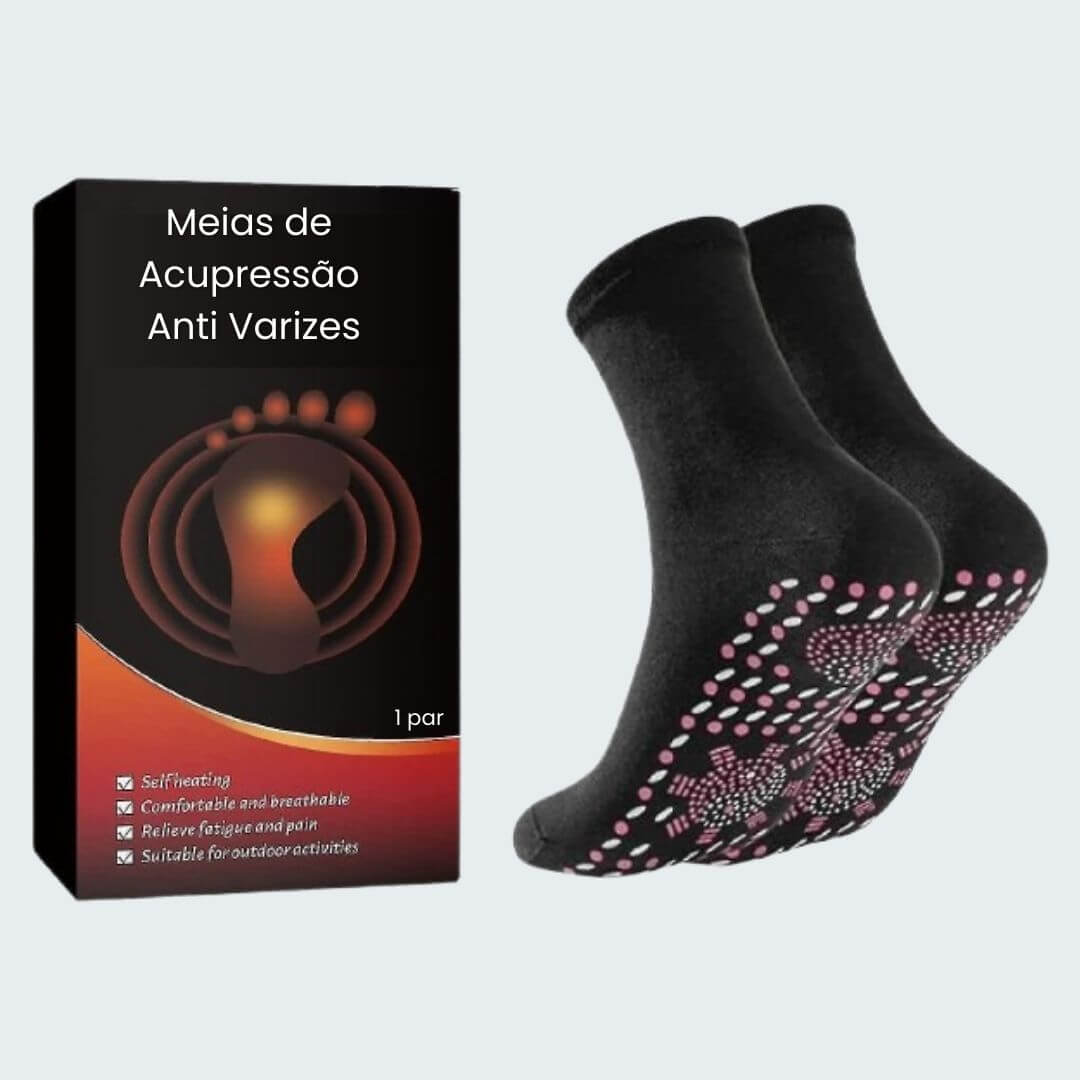 Meias de Acupressão Anti-Varizes