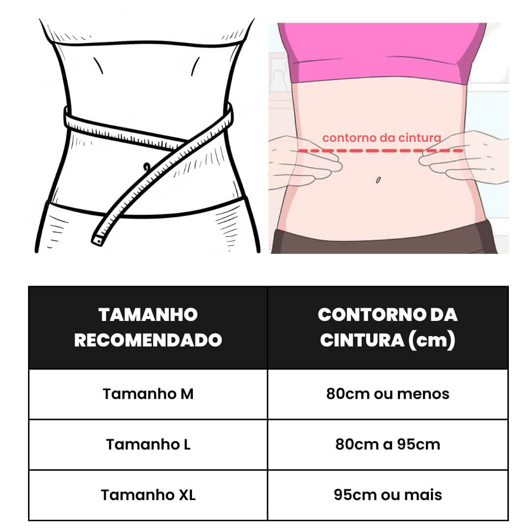 Cinta Redutora de Neoprene para Moldar a Figura - HOT BELT POWER™