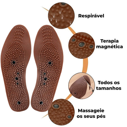 FeetComfort™ - Palmilhas de Massagem Terapêutica para Alívio da Dor